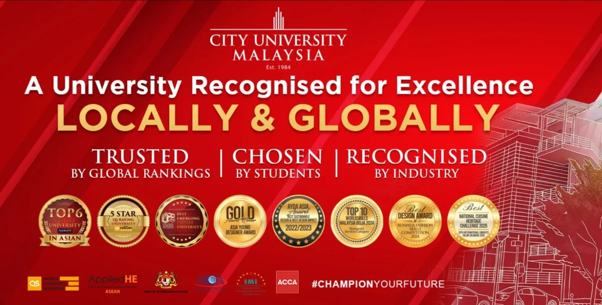 تصنيفات واعتمادات جامعة سيتي City University Malaysia
