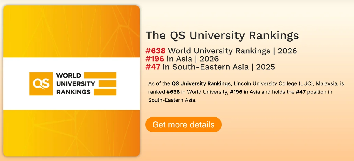 تصنيف QS لجامعة لينكولن Lincoln University College