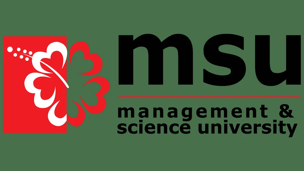 شعار جامعة الإدارة والعلوم MSU في ماليزيا