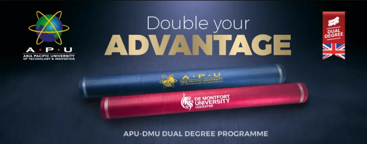 شهادة جامعة APU المزدوجة - APU & DMU Dual Degree Certificate
